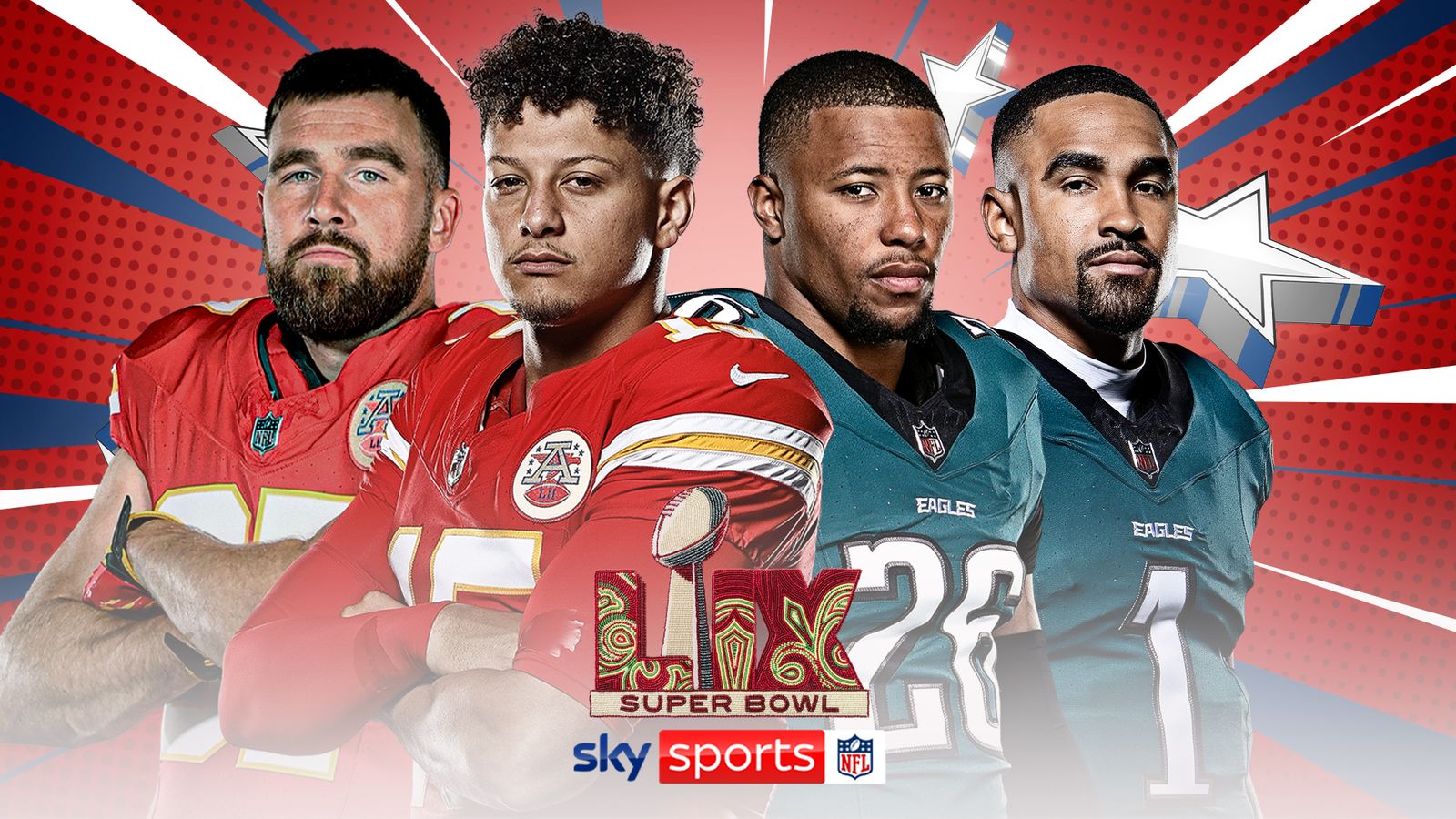 Super Bowl 2025 LIVE Kansas City Chiefs vs Philadelphia Eagles, Patrick Mahomes, Travis Kelce, Saquon Barkley, scoruri, știri, video și cum să vizionezi din New Orleans