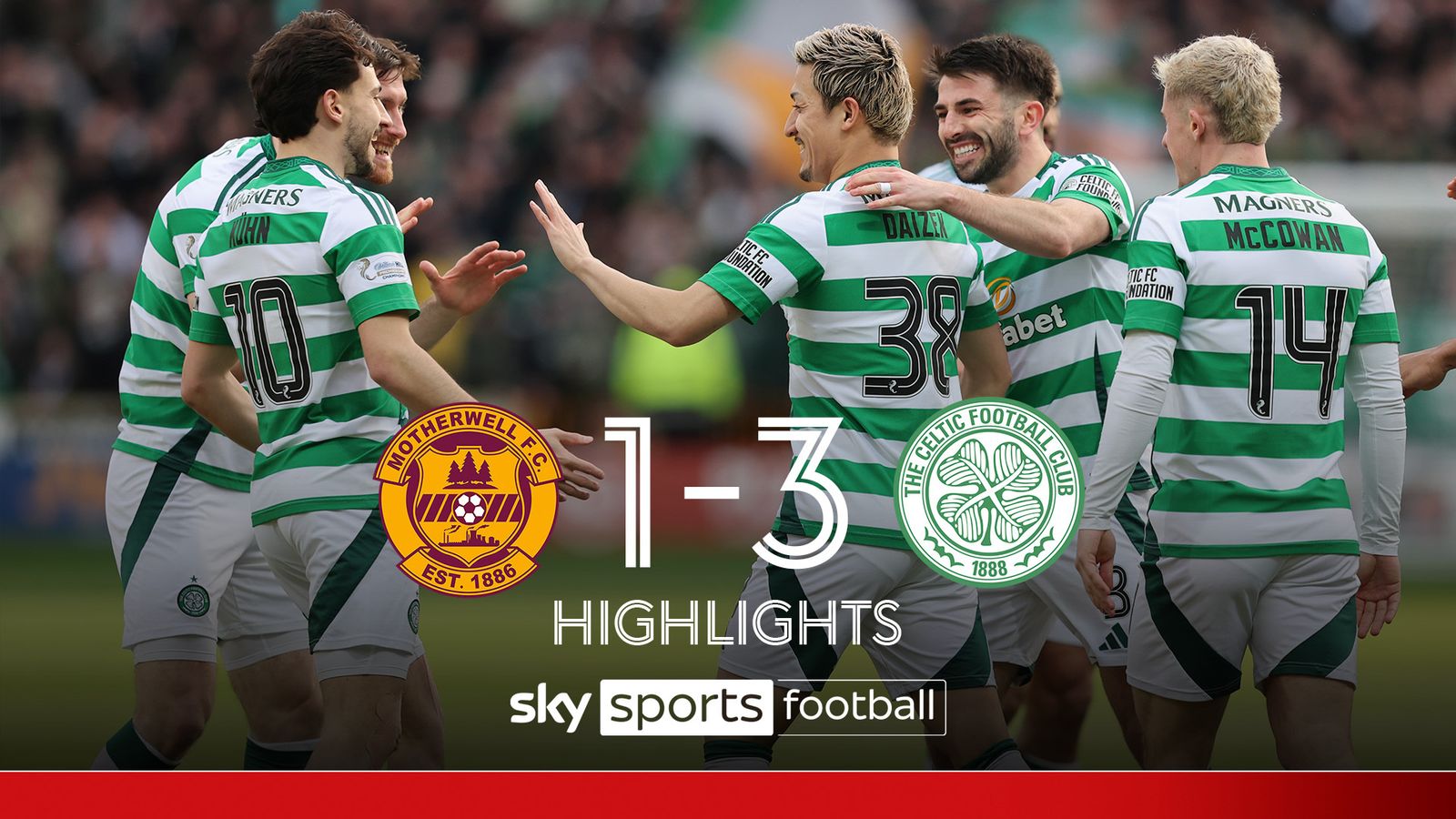 Motherwell 1-3 Celtic | Momente de la Premiership scoțiană